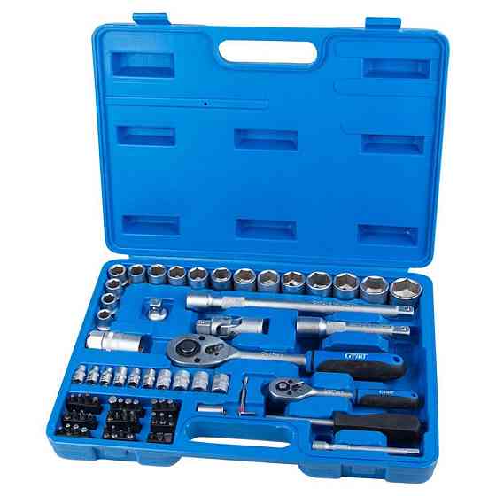 Набір насадок торцевих і біти 1/4", 1/2" 72 шт Start GRAD (6003145) Київ