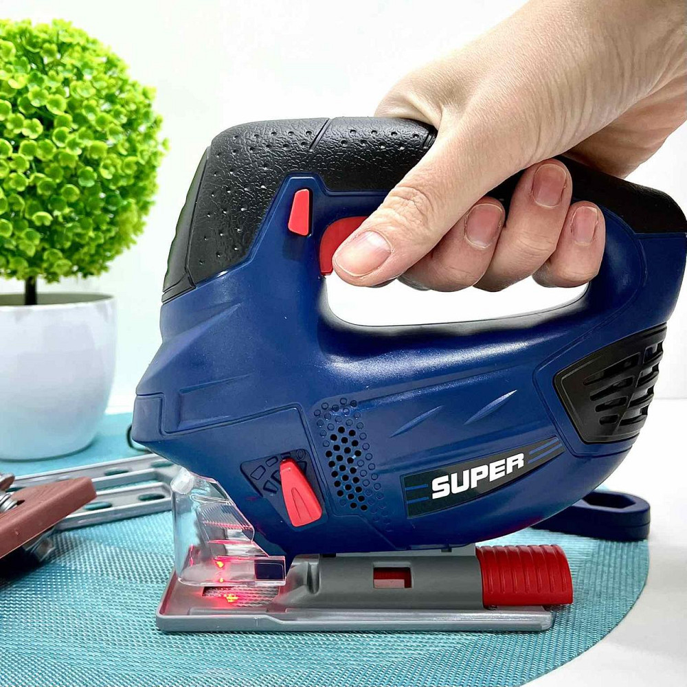 Набір інструментів електролобзик та 19 предметів Синій Вид 2 (6801-2-3) Чернігів - фото 10