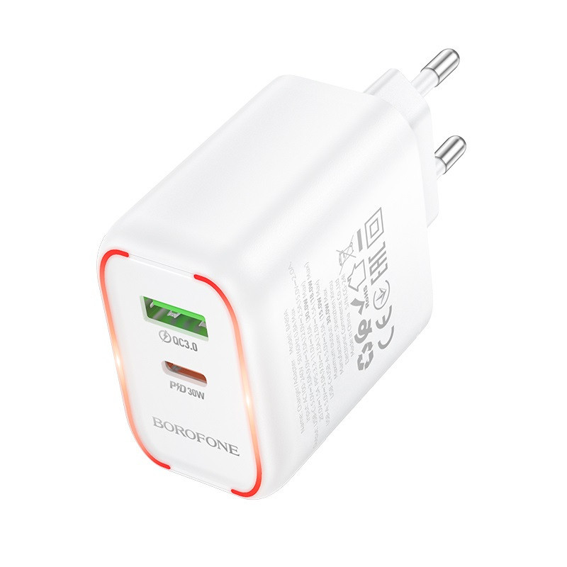 Зарядное устройство BOROFONE BA89A Destello 30W White Киев - изображение 6
