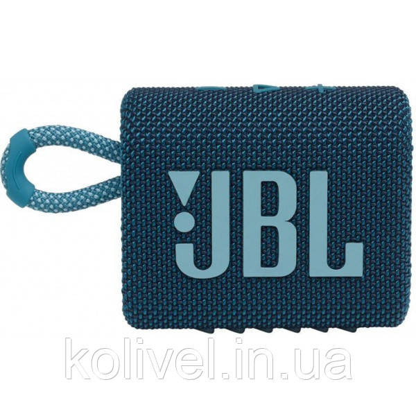 Акустична система JBL Go 3 Blue JBLGO3BLU (JBLGO3BLU) Киев - изображение 1