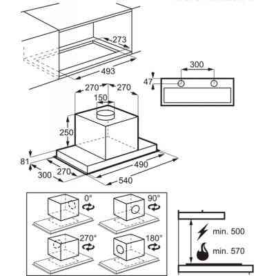 Витяжка кухонна Electrolux LFG716X Вінниця