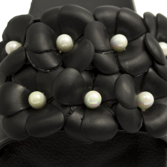 Шльопанці жіночі чорний "Квіткові" Одеса - фото 11