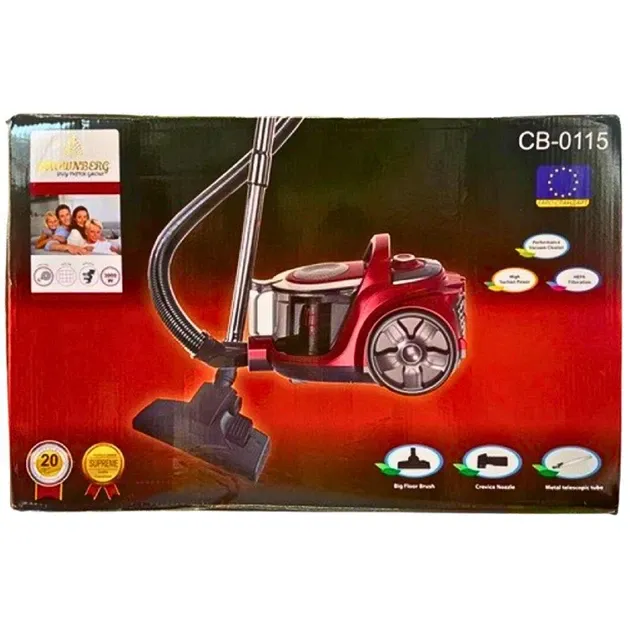 Контейнерний пилосос Crownberg СВ-0115  3000Вт без мішка, HEPA фільтр, циклона система, 3.5 л Одеса - фото 5