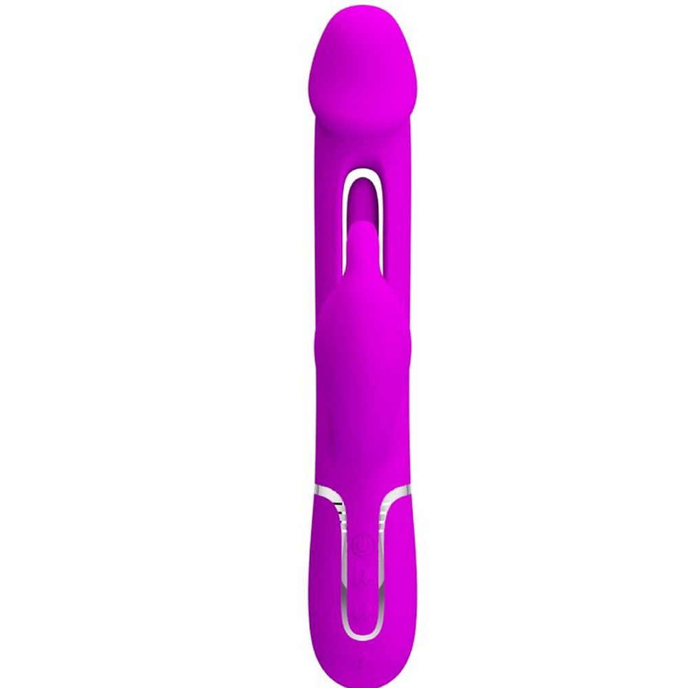 Вибратор PRETTY LOVE Kampas Rabbit 3 in 1,7 vibration functions 4 licking settings Sex Aura Киев - изображение 7