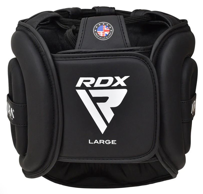 Боксерський шолом RDX T17 Aura Black Gold L Кам'янське - фото 4