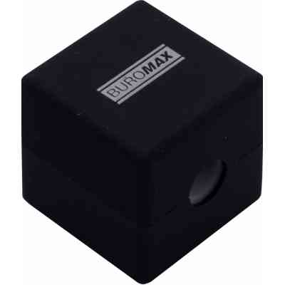 Точилка Buromax CUBE RUBBER TOUCH пластиковий корпус контейнер (BM.4757-1) Винница