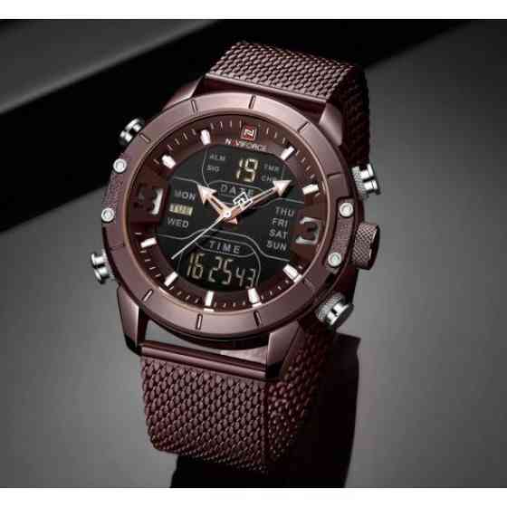 Мужские наручные часы Naviforce Tesla Brown NF9153 Винница