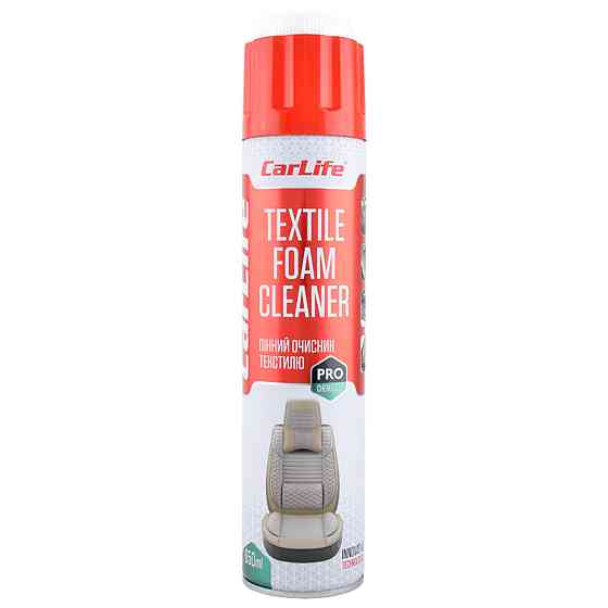 Пінний очисник текстилю CarLife Textile Foam Cleaner, 650мл Киев