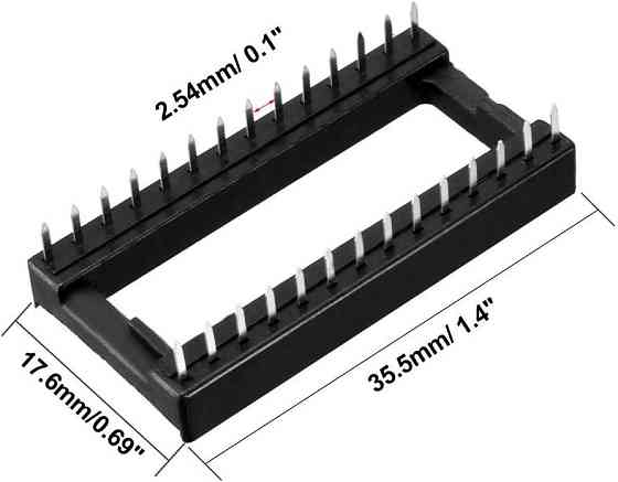 Панель для мікросхем DIP 28, 10 шт. Київ