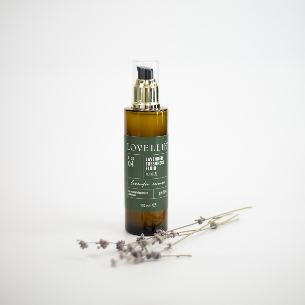 Освіжаючий Лавандовий флюїд Lavender Freshness Fluid Lavender Essence LOVELLIE 100 мл Київ - фото 3