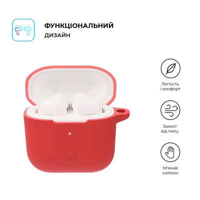 Чохол для навушників Armorstandart Hang Case для Xiaomi Redmi Buds 3 Red (ARM67081) Вінниця - фото 2