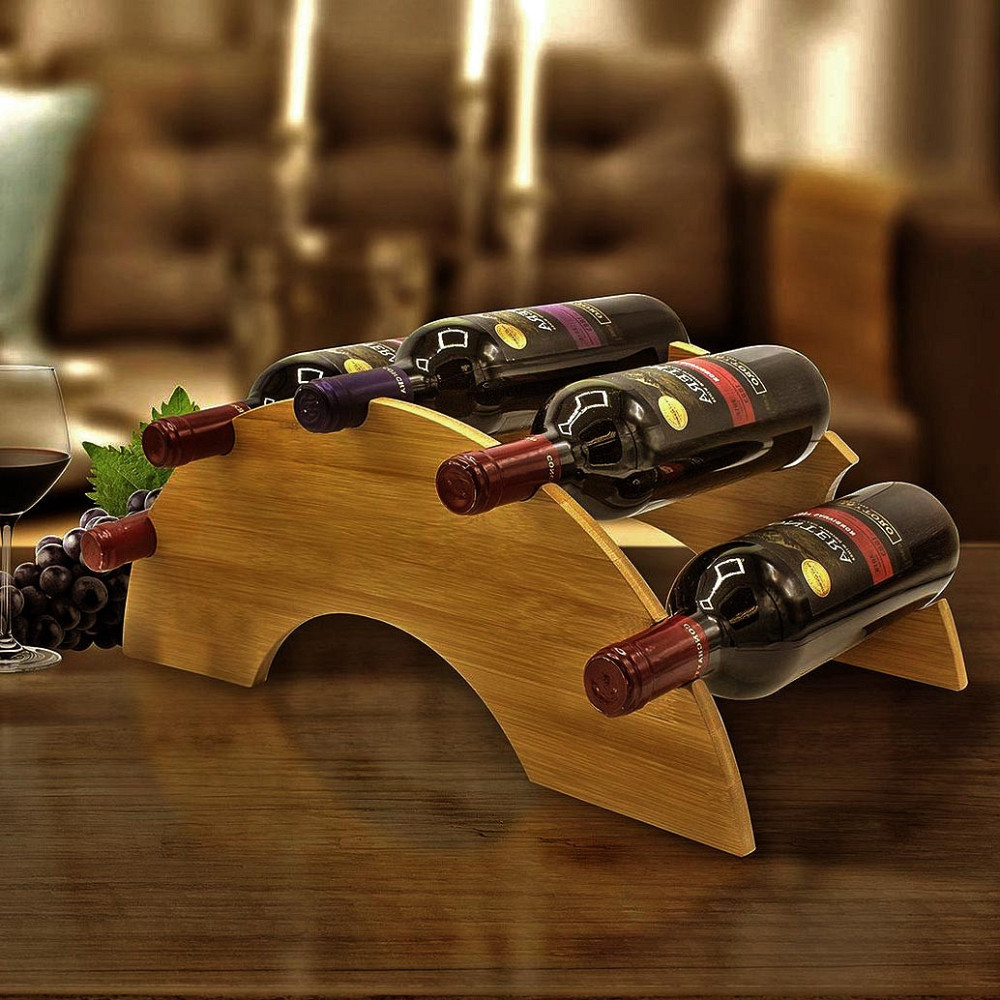 Настольная винная полка 