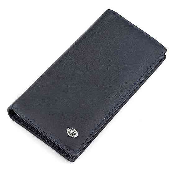 Мужской купюрник ST Leather 18370 (ST148) очень удобный Синий Киев