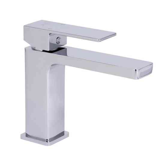 Змішувач для раковини Qtap Gemini QTGEM270CRM45673 (k35), одноважільний, низький, Chrome Харків