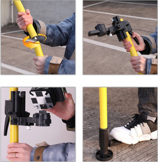 Штанга для лазерного уровня регулируемая, стойка телескопическая 3.5 м (803313113) Киев - изображение 4