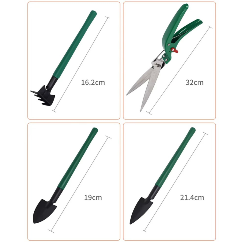 Набор инструментов 10в1 для сада и огорода кейс комплект ручных инструментов садовый набор инструментов портативный Каменец-Подольский - изображение 6