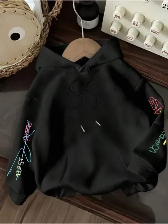 Худі жіноче, світшот чорний, модна толстовка 2700265379 розмір 42 Дніпро