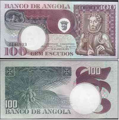Ангола / Angola 100 Escudos 1973 Pick 106 UNC Полтава