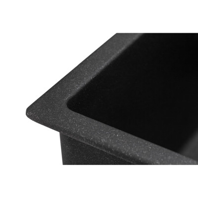 Мийка кухонна GRANADO Under top black shine (gr1901) Вінниця - фото 3