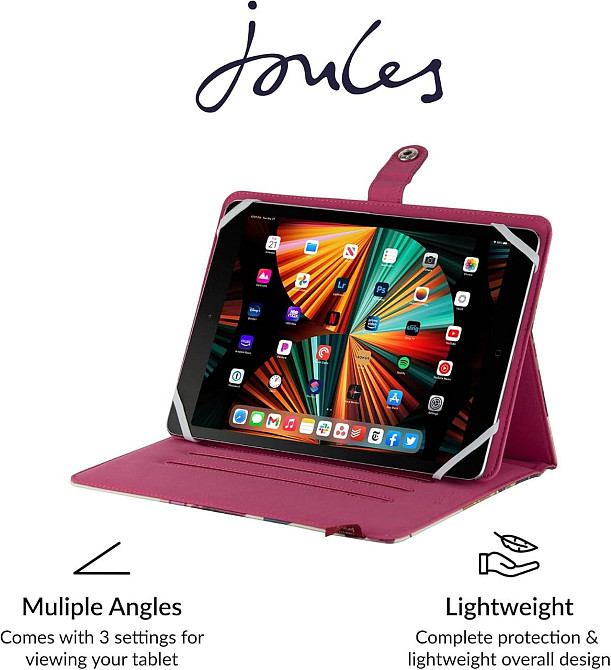 Универсальный чехол для планшета VQ 9 и 10 дюймов – Joules Cambridge Floral Cream Днепр - изображение 4