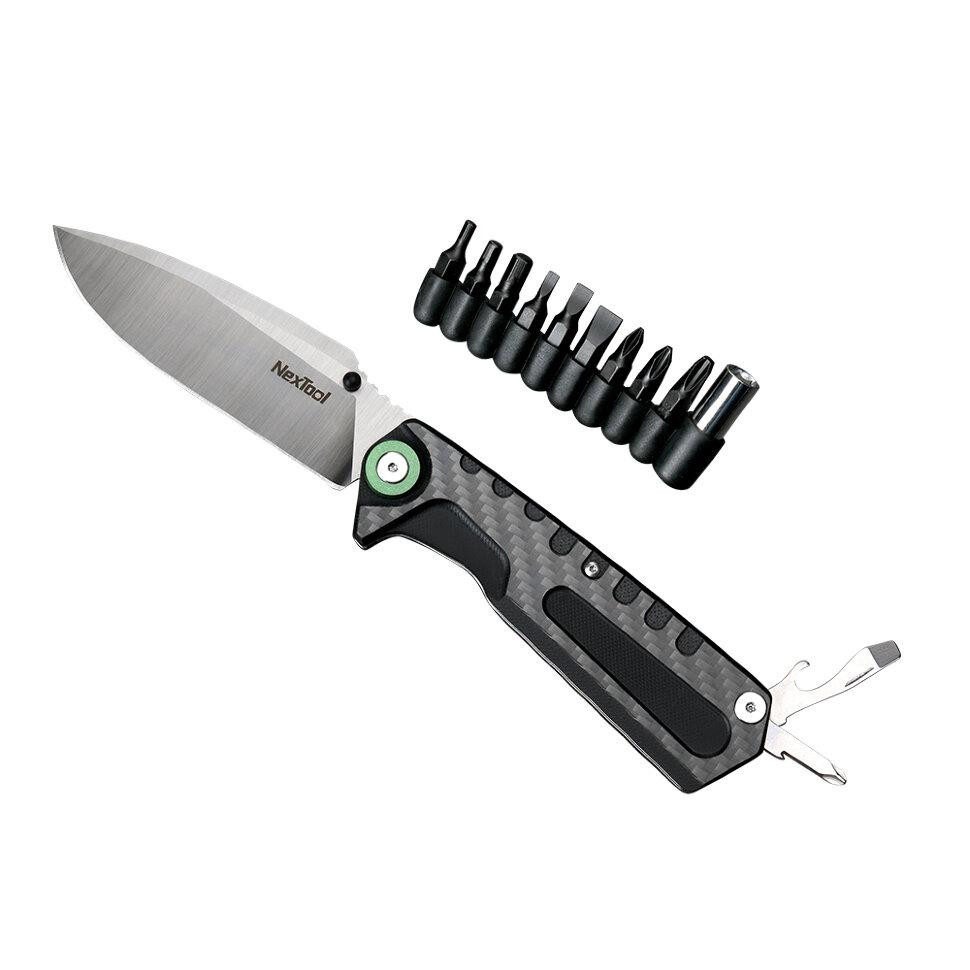 Багатофункціональний ніж Xiaomi NexTool 3 в 1 NE20021 Black (6945064210863) Київ - фото 1