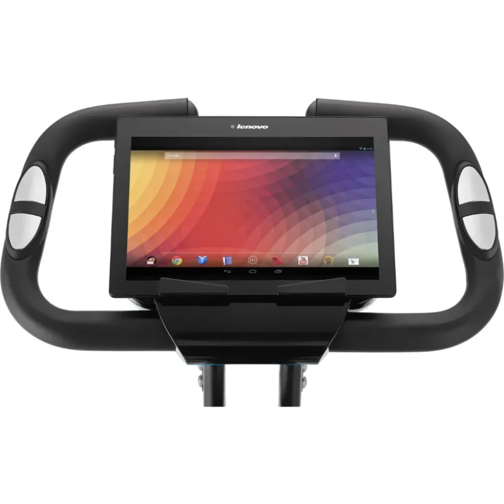 Велотренажер магнитный Gymtek FX600 складной с эспандерами черный/синий Киев - изображение 5