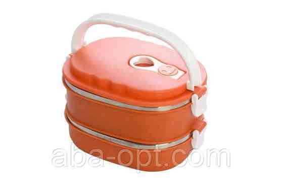 Термо ланч бокс двосекційний овальний V 2 х 0.8 л (шт) Одеса