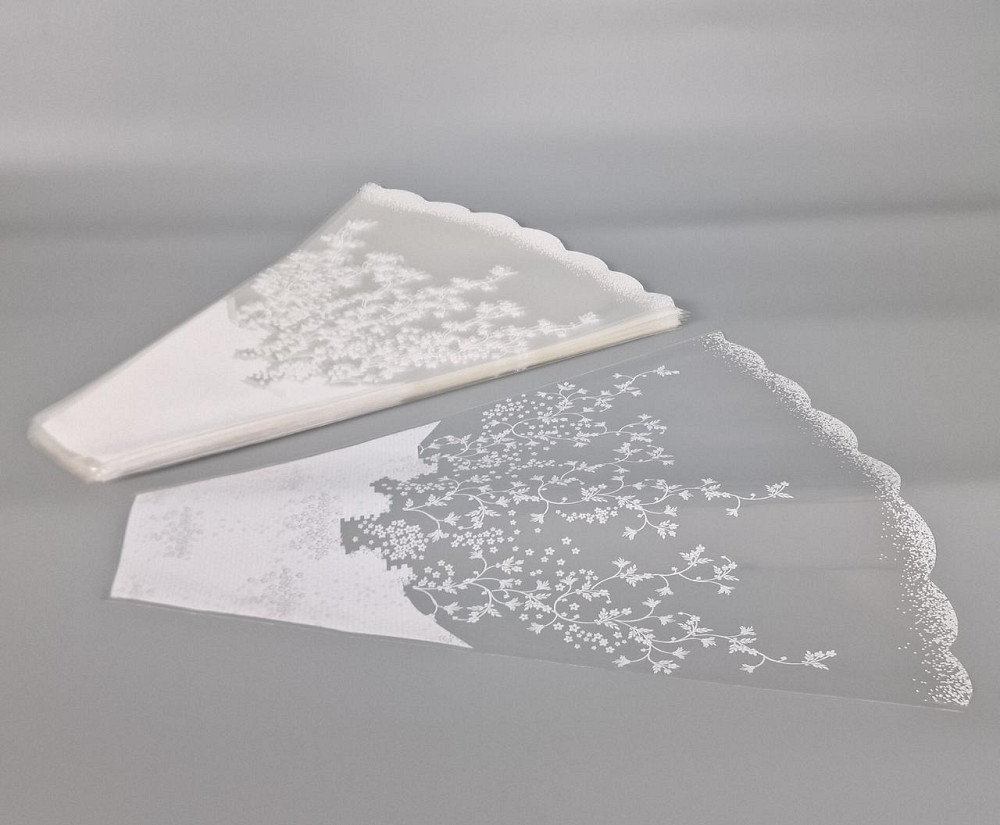 Упаковка конус под цветы h50/ 9низ/45верх(100шт)узор 161 (1) (100 шт) Харьков - изображение 1