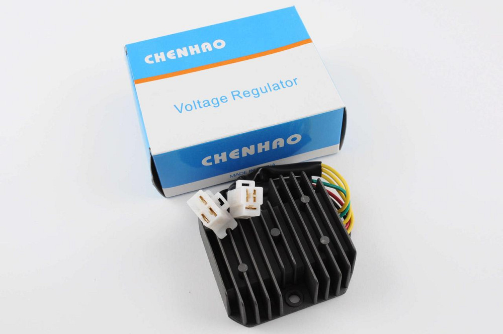 Реле заряджання скутер 4 Т китай 125/150 (6 проводів 3+3) Мукачево - фото 1