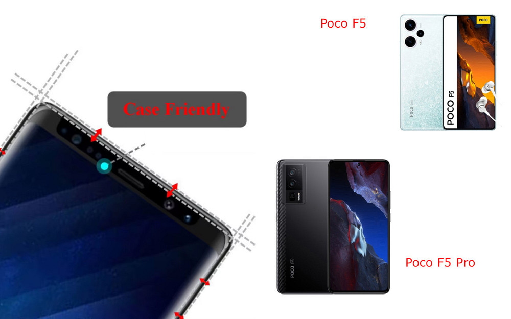 Захисне скло HyperGlass Pro для Poco F5, Poco F5 Pro – максимальна чутливість та захист Київ - фото 4