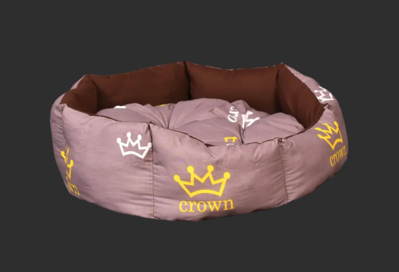 Лежак (лежанка) для домашніх тварин Мур-Мяу "Зефірка", діаметр-40см Київ