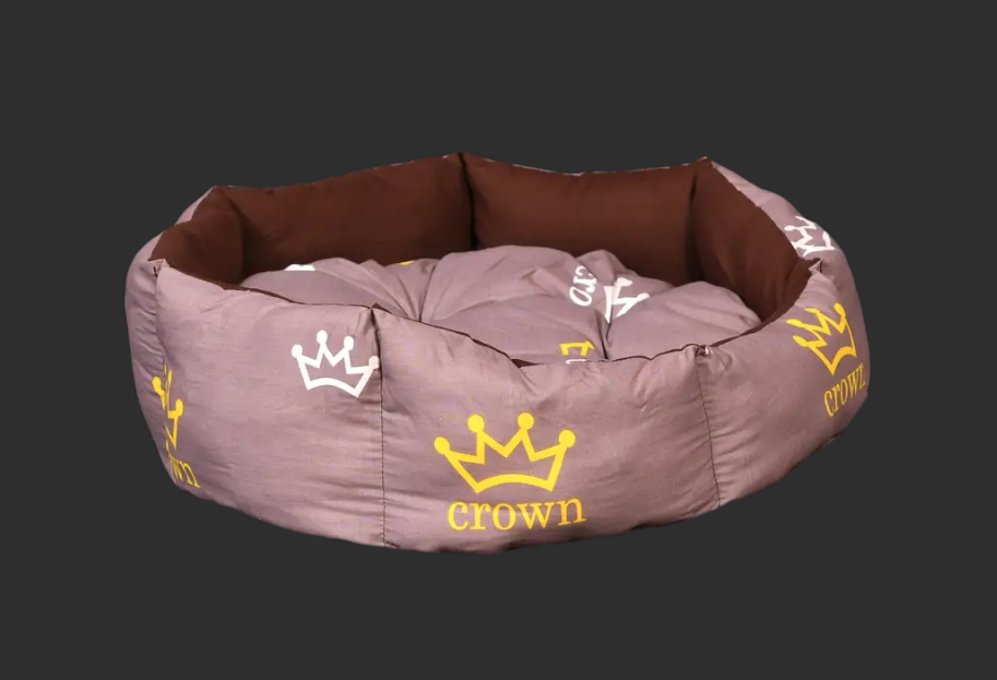 Лежак (лежанка) для домашніх тварин Мур-Мяу "Зефірка", діаметр-40см Київ - фото 1