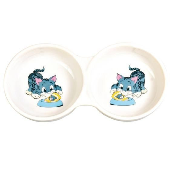 Trixie TX-4014 миска подвійна для кошенят 2*0,15 л Київ - фото 1