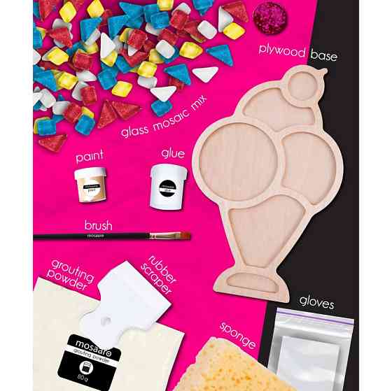 Дитячий набір для творчості кришталева мозаїка "Морозиво" MA1003 Вінниця