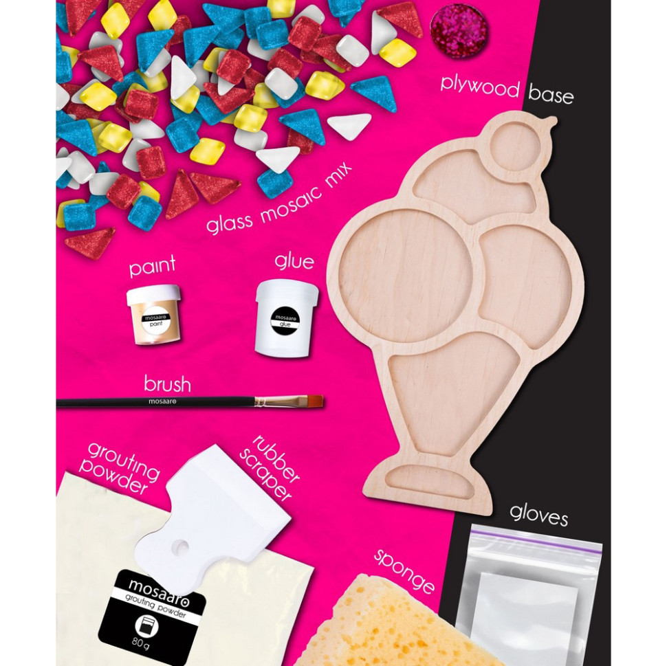 Дитячий набір для творчості кришталева мозаїка "Морозиво" MA1003 Вінниця - фото 3