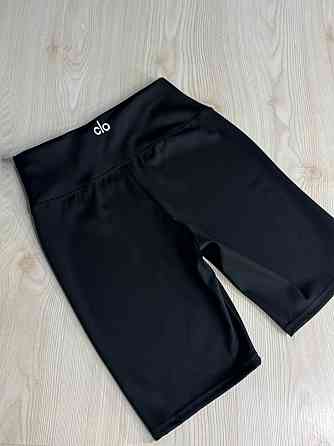 Шорти жіночі Black Cyclone 2683-2695 велосипедки дайвінг з широким поясом та написом clo чорні, чорний, M Київ