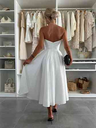 Женское романтическое платье с открытыми плечами креп костюмка Одесса