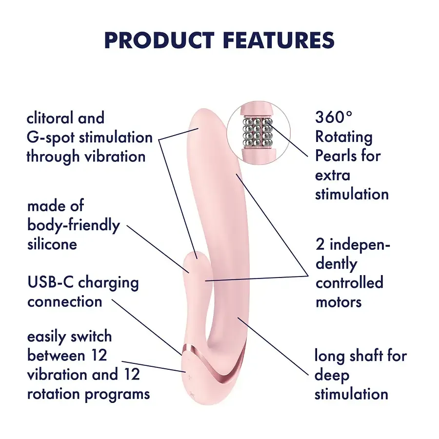 Вібратор-кролик Satisfyer Pearl Bunny 3 Львів - фото 7