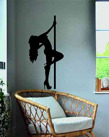 Декоративное настенное Панно «Стриптиз», Декор на стену 110*52 см, Черный Киев