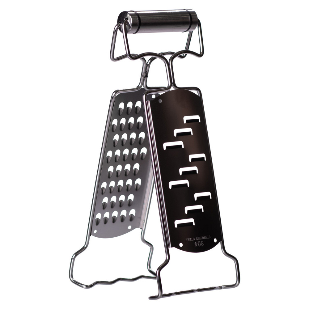 Ding Lanfang Терка кухонна з нержавіючої сталі 9×4×24 (см) ручна двостороння терка для овочів Коломыя - изображение 2