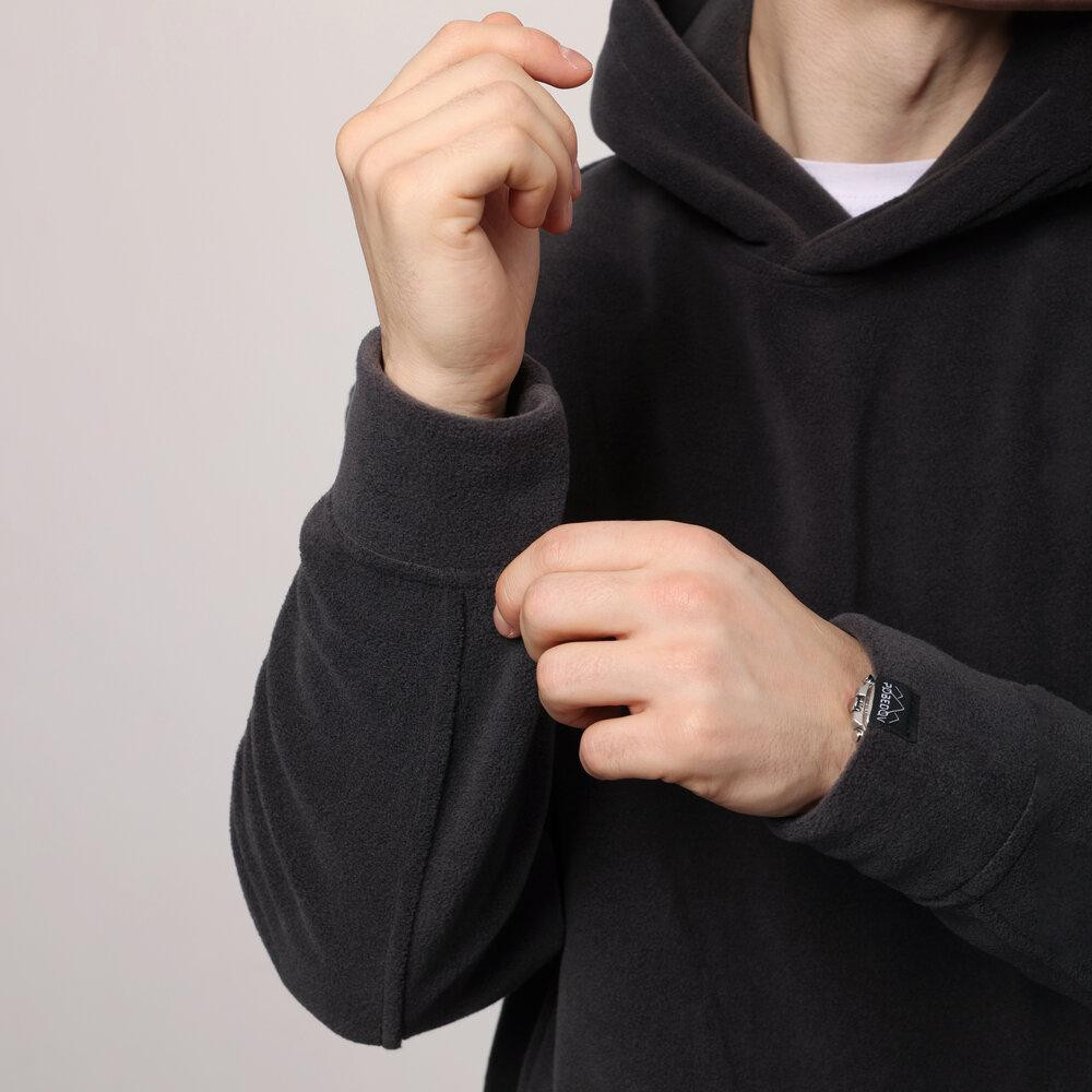 Темно-сірий костюм зимовий флісовий. Чоловічий теплий костюм Pobedov Mariot Київ - фото 2