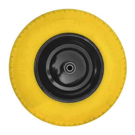 MASTERTOOL Колесо поліуретанове MASTERTOOL PU 4.0х8 Ø 40 см металевий диск підшипник 79-9828 Киев