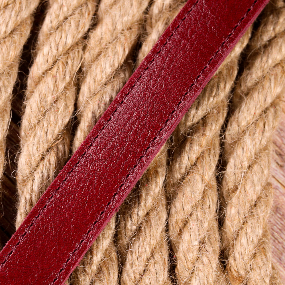 Неповторний жіночий ремінь із натуральної шкіри Grande Pelle 21447 Бордовий Київ - фото 2