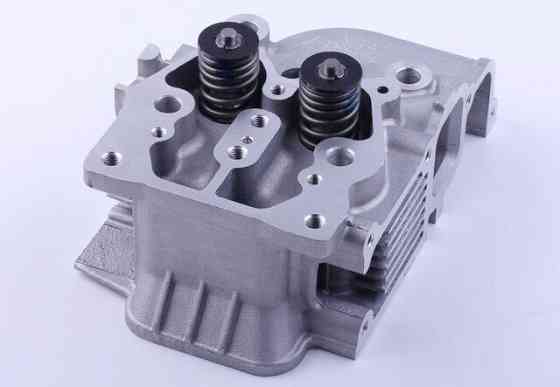 Головка блока цилиндра в сборе Зубр под 3 болта на дизельный двигатель мотоблок 186F генератора генератор Мукачево