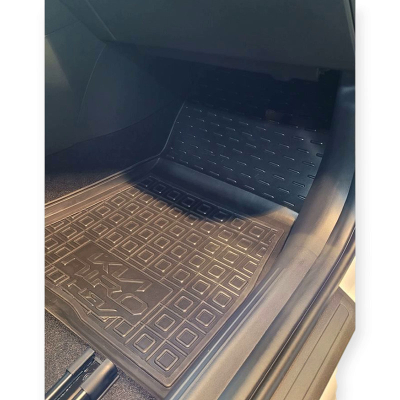 Коврики kia niro hybrid 2023-> mod борт 2,5см, с перемычкой салона Мукачево - изображение 1