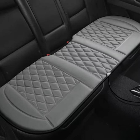 Накидка для автомобільного сидіння з підігрівом на задній ряд універсальна в машину від прикурювача 12В, сірий Кам'янець-Подільський