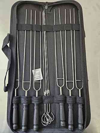 Двойные шампура 42 см 6 шт в чехле GRILLI 9627 Код: 105876 Ровно