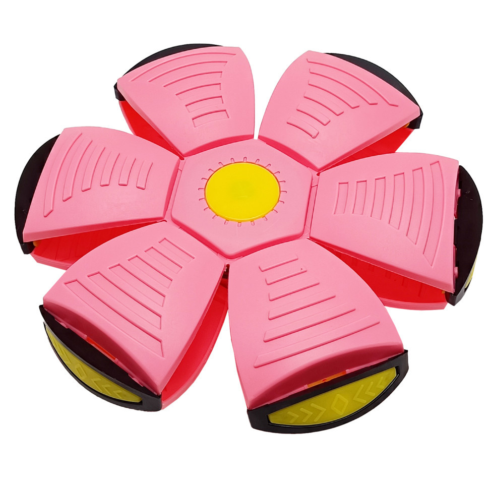 Летящий трансформерный мяч 1002-3(Pink) светится Винница - изображение 1