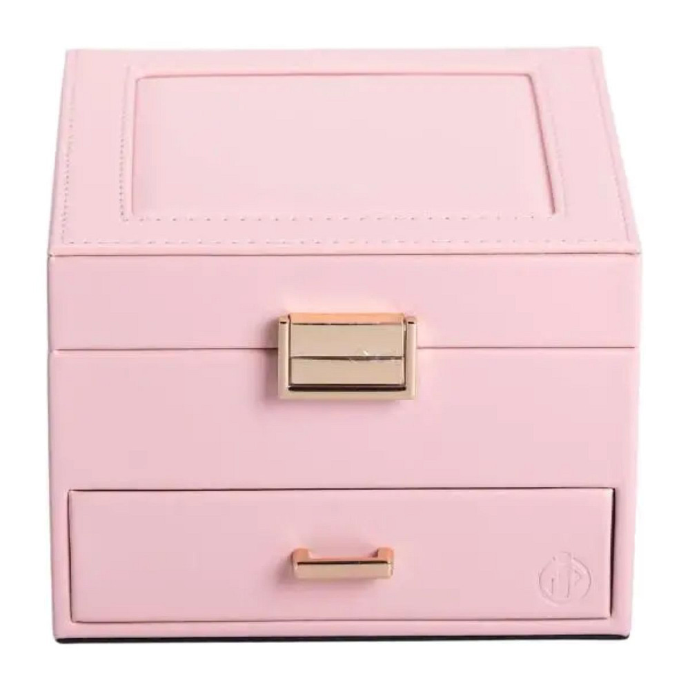 Скринька для прикрас з еко шкіри 2 яруси органайзер для ювелірних виробів HP-5-2P Коломия - фото 5