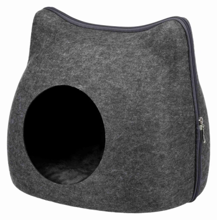 Будиночок для котів і собак Trixie Cat (Тріксі) 38х35х37 см фетр на застібці Запоріжжя